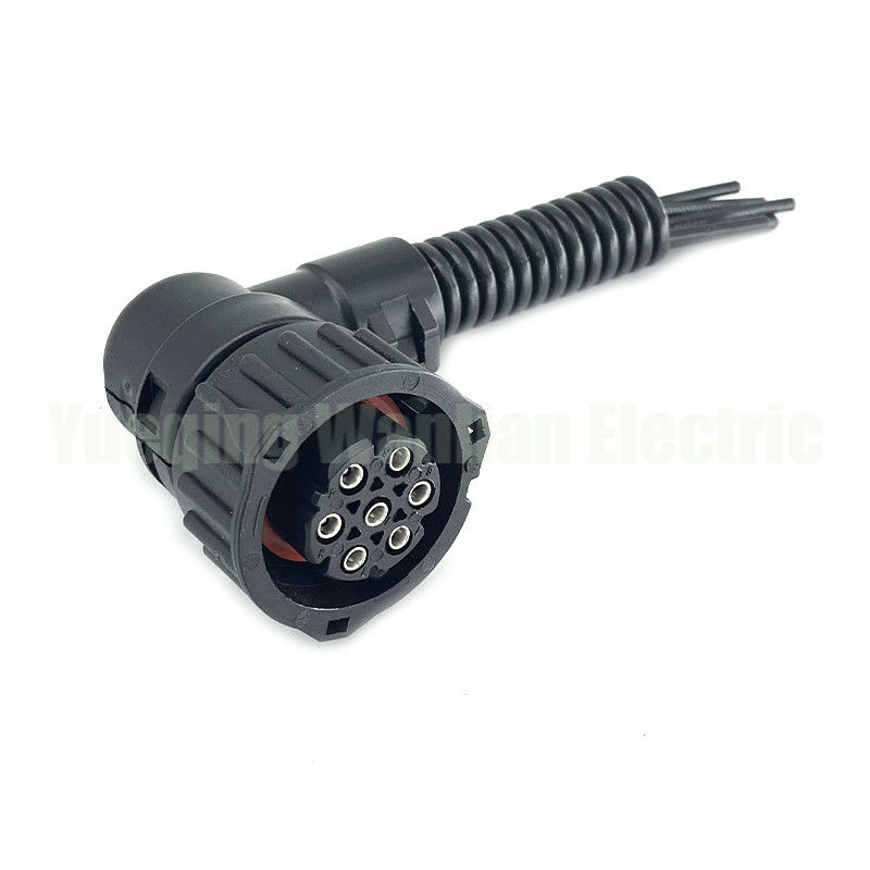 7 Pin 967650-1 968421-1 1-1813344-1 Sensore di velocità di odometro rotondo connettore a filo sigillato nero