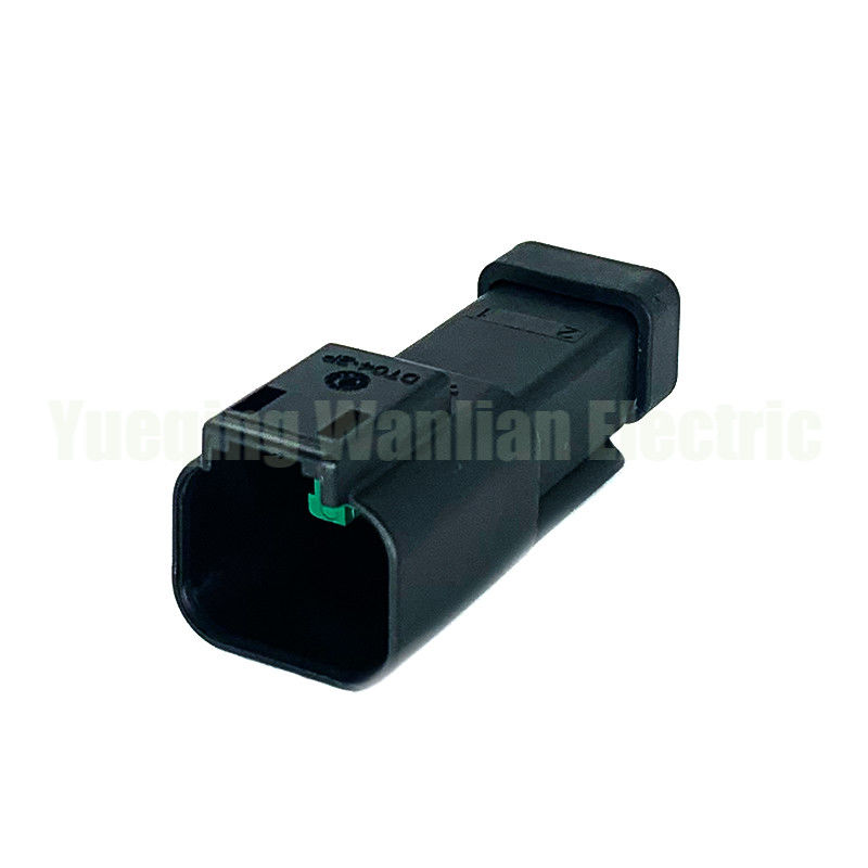2 Pin DT04-2P-CE03 terminale del filo nero di imbracatura impermeabile