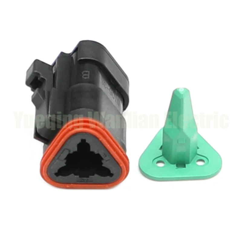 3 pin DEUTSCH connettori per autoveicoli DT06-3S-E005 AT06-3S-EC01BLK serie DT piatta