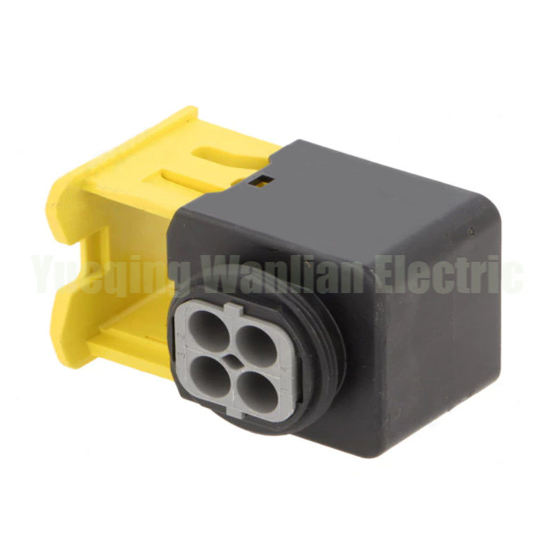 4 pin HDSCS connettore 2-1418390-1 Conchiglia nera chiave grigia impermeabile presa femminile