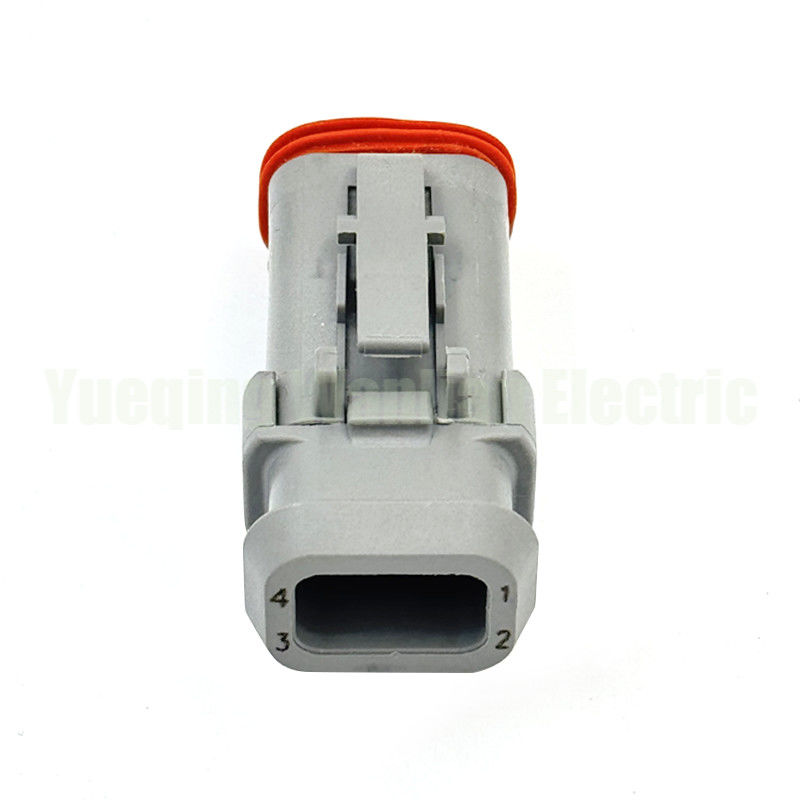 4 Way DT06-4S-E008 Deutsch DT Series Socket Plug Collegamento Automotive Collegamento Grigio