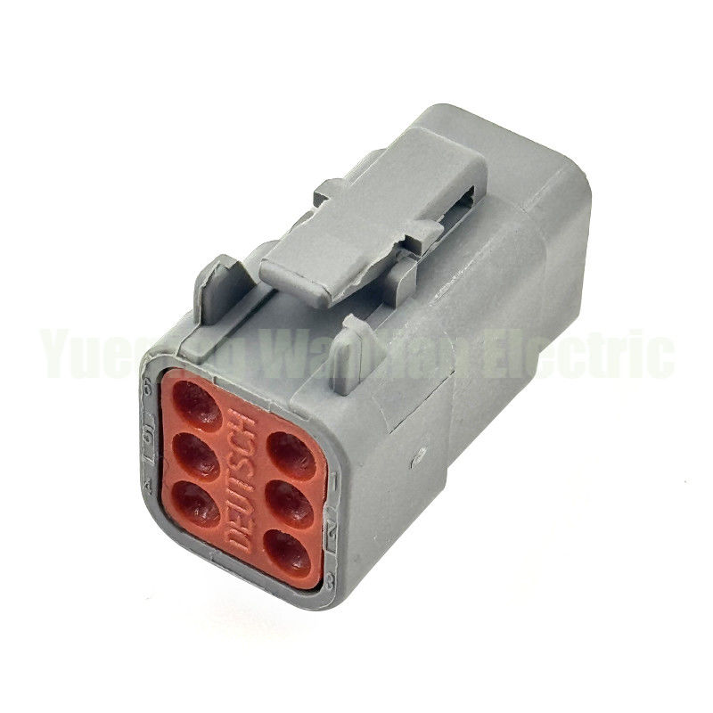 6 pin DTM06-6S ATM06-6S Cassa del connettore per autoveicoli DTM serie Plug Grey Plug Connector