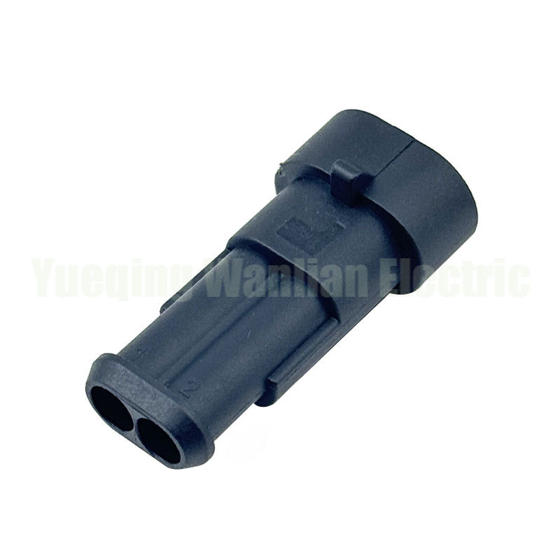 2 Pin 282104-1 Cassa del connettore per autoveicoli Connettori serie 1.5 neri
