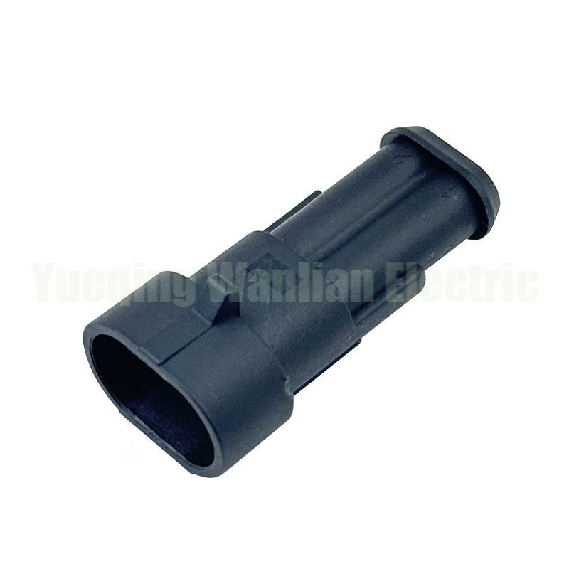 2 Pin 282104-1 Cassa del connettore per autoveicoli Connettori serie 1.5 neri